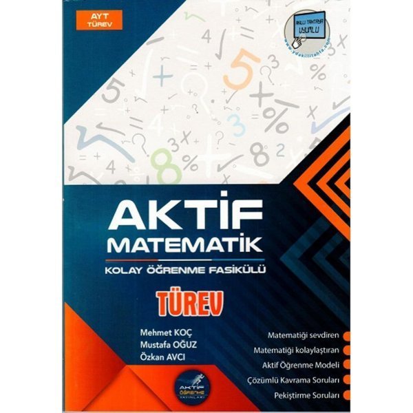 Aktif Öğrenme Yayınları AYT Türev Kolay Öğrenme Fasikülü