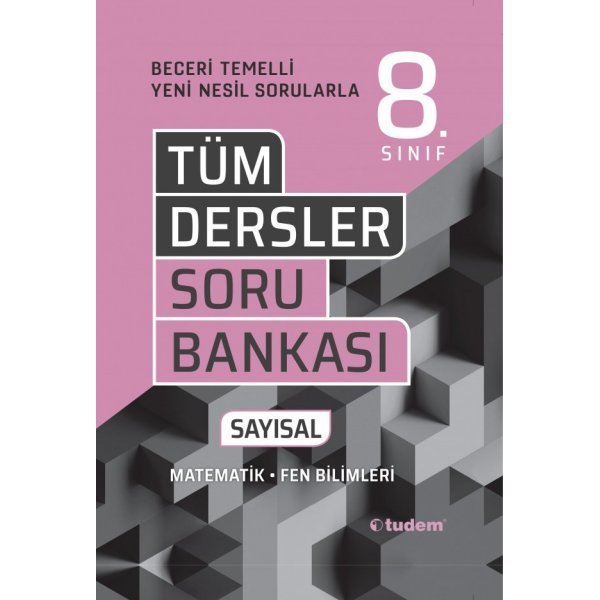Tudem Yayınları 8.Sınıf Tüm Dersler Sayısal Soru Bankası