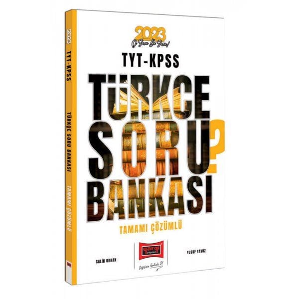 Yargı Yayınları 2023 TYT-KPSS Türkçe Tamamı Çözümlü Soru Bankası