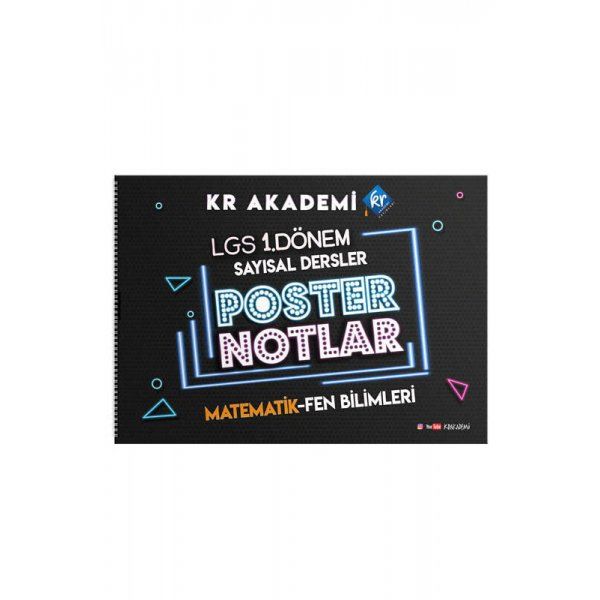 KR Akademi 2023 LGS 1. Dönem Sayısal Bölüm Poster Notlar