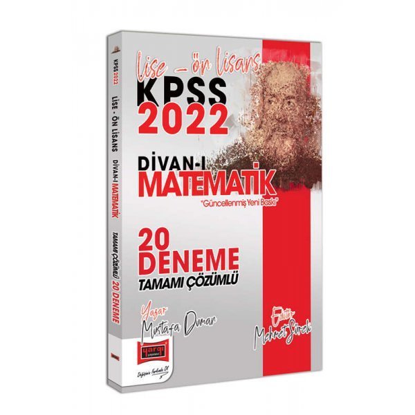 Yargı Yayınları 2022 KPSS Lise Ön Lisans Divan-ı Matematik Tamamı Çözümlü 20 Deneme