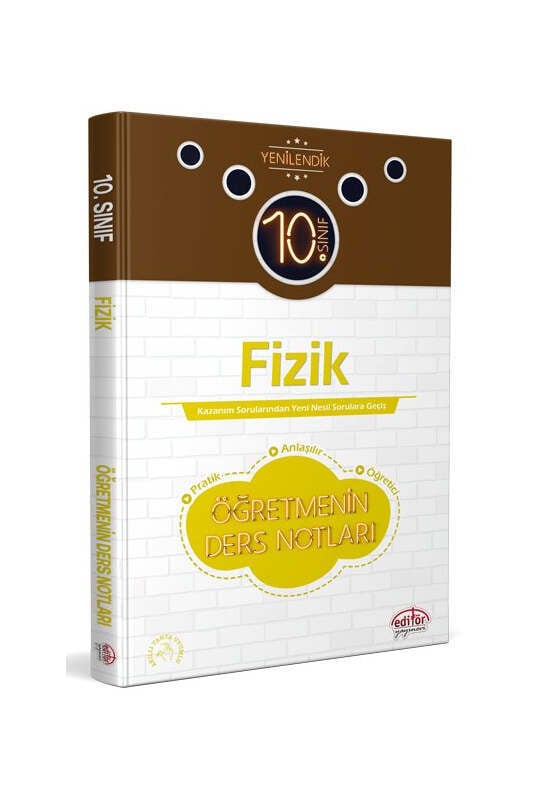 Editör Yayınları 10. Sınıf Fizik Öğretmenin Ders Notları