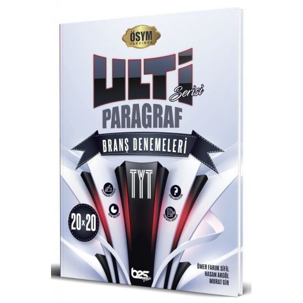 Bes Yayınları TYT Paragraf Ulti Serisi Denemeleri