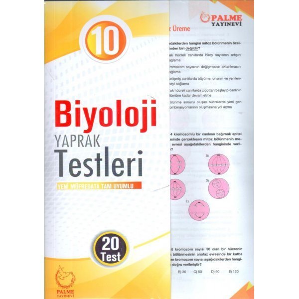 Palme Yayınları 10. Sınıf Biyoloji Yaprak Test