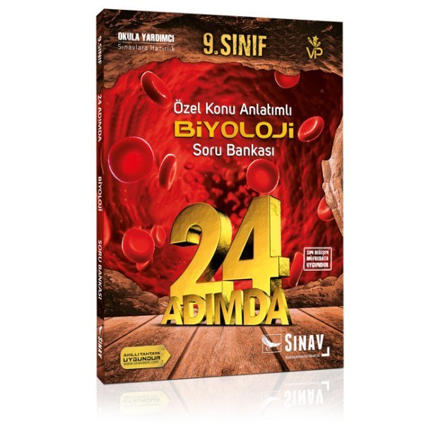 Sınav Yayınları 9. Sınıf Biyoloji 24 Adımda Özel Konu Anlatımlı Soru Bankası