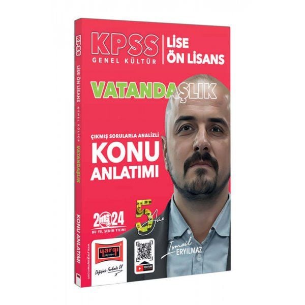 Yargı Yayınları 2024 KPSS Lise Ön Lisans 5Yüz Vatandaşlık Çıkmış Sorularla Desteklenmiş Analizli Konu Anlatımı