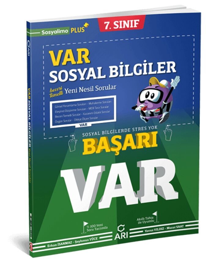Arı Yayıncılık 7. Sınıf Sosyal Bilgiler Var Soru Bankası