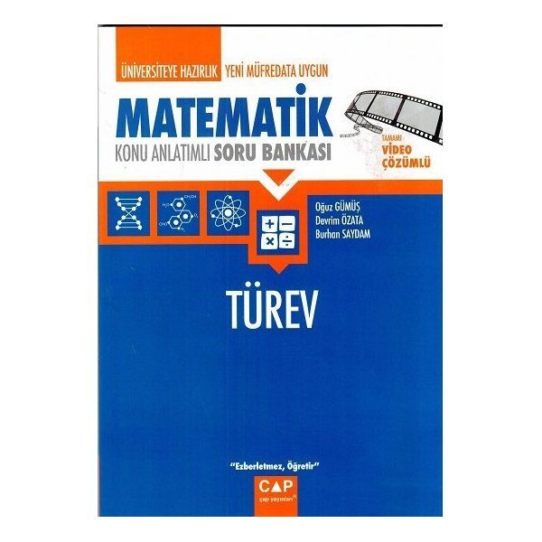 Çap Yayınları Matematik Türev Konu Anlatımlı Soru Bankası