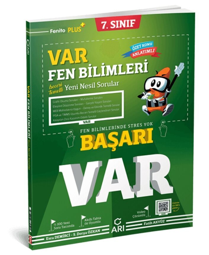 Arı Yayıncılık 7. Sınıf Fen Bilimleri Var Soru Bankası