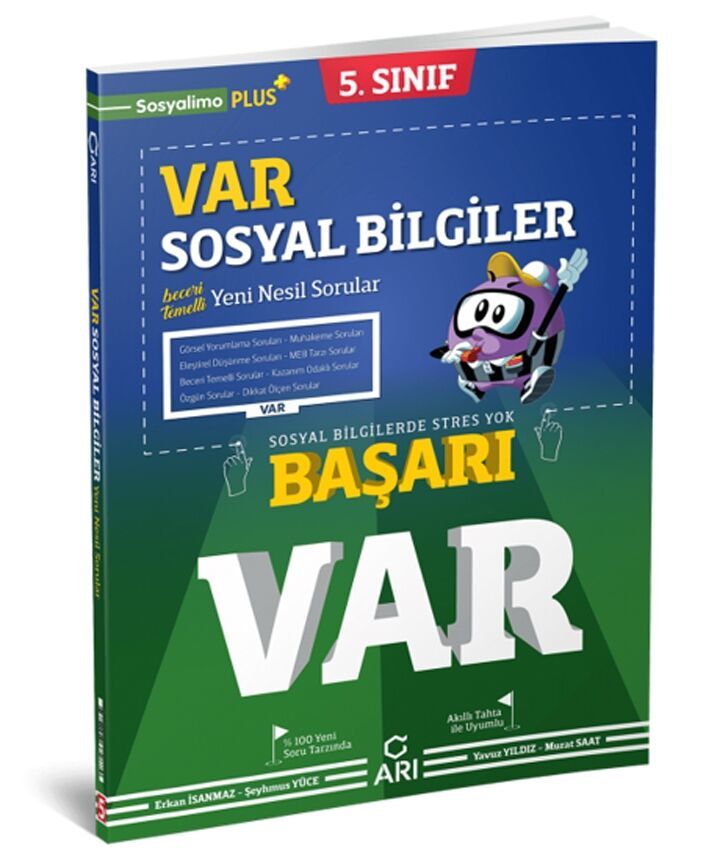 Arı Yayıncılık 5. Sınıf Sosyal Bilgiler Var Soru Bankası