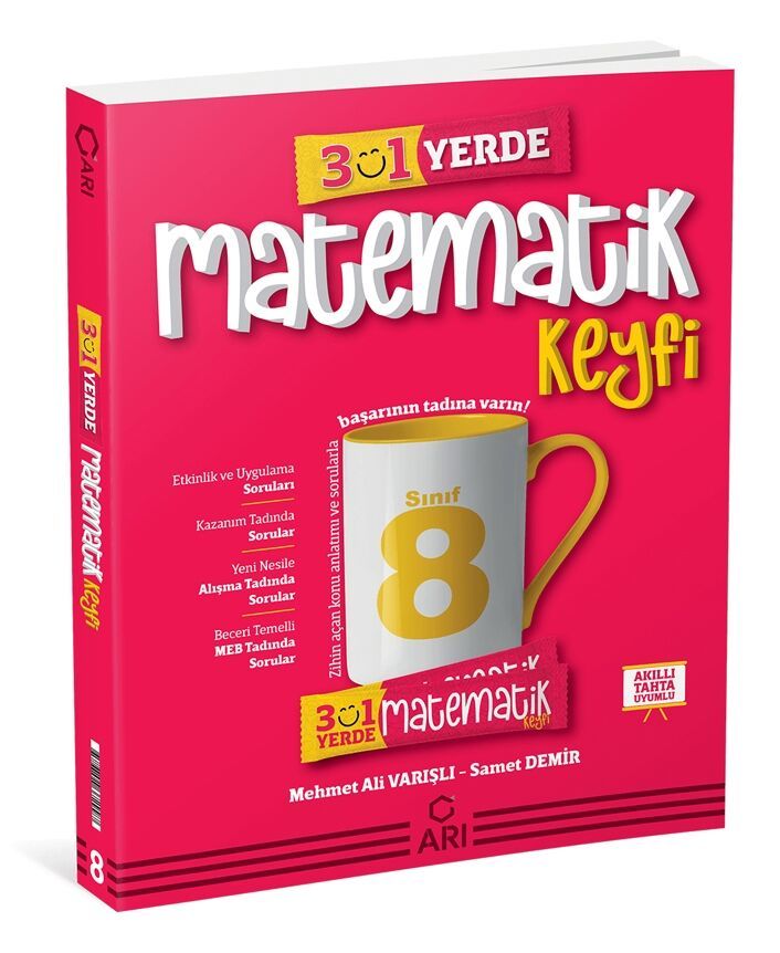 Arı Yayıncılık 8. Sınıf Matemito 3 ü 1 Yerde Matematik Keyfi