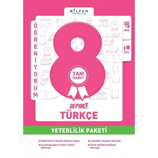 Bilfen Yayınları 8. Sınıf Türkçe Depar Yeterlilik Paketi