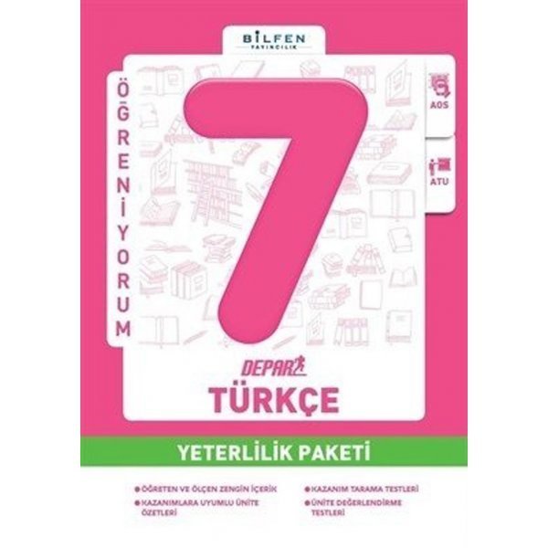 Bilfen Yayınları 7. Sınıf Türkçe Depar Yeterlilik Paketi