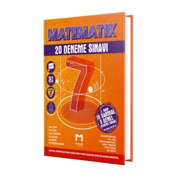 Mozaik Yayınları 2025 7.Sınıf Matematik 20 Deneme Sınavı