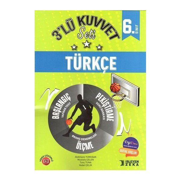İşleyen Zeka Yayınları 6. Sınıf Türkçe Kuvvet Serisi Branş Denemeleri