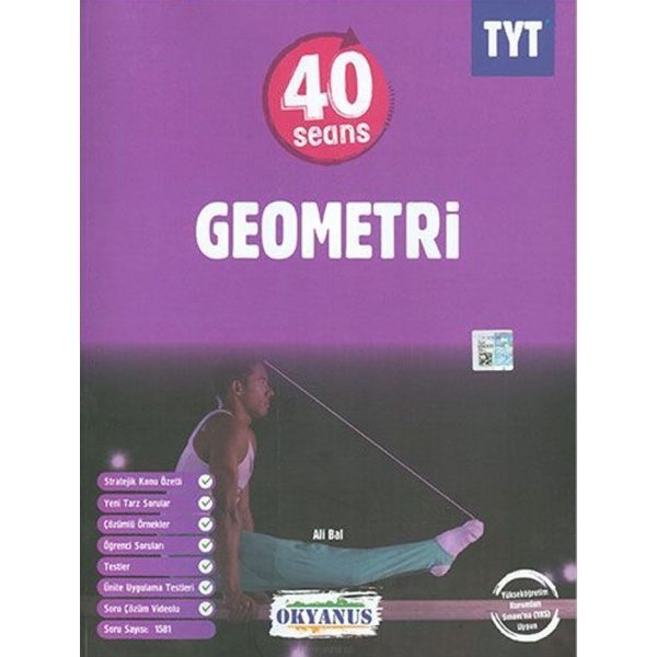 Okyanus Yayınları TYT 40 Seans Geometri Soru Bankası