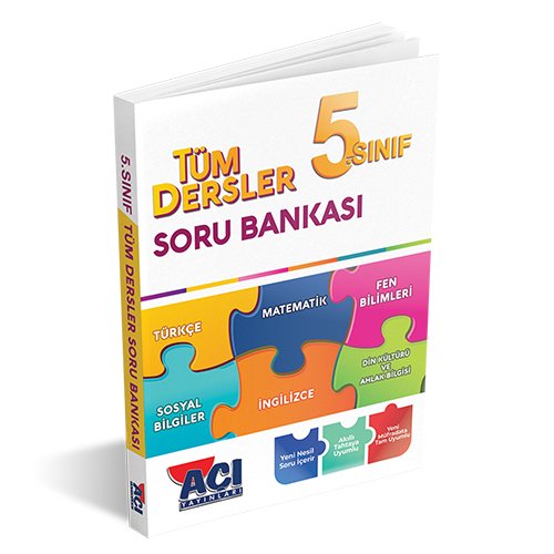Açı Yayınları 5.Sınıf Tüm Dersler Soru Bankası