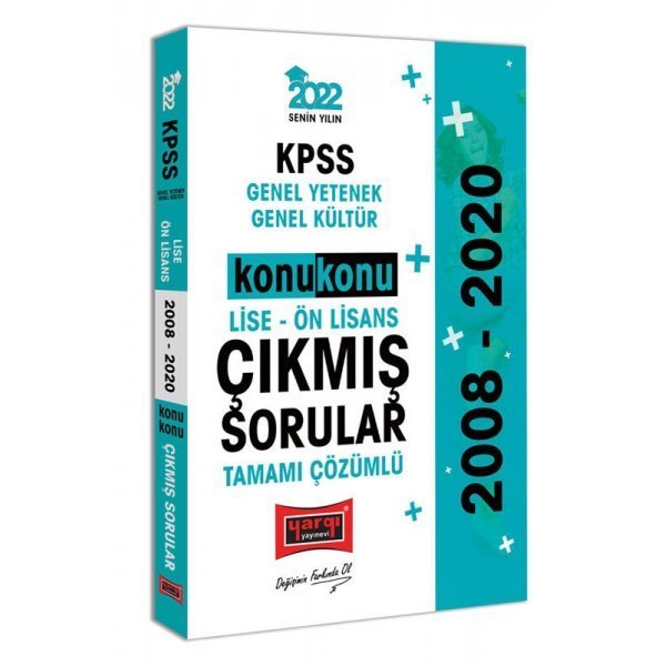 Yargı Yayınları 2022 KPSS GY GK Lise Ön Lisans Konu Konu Tamamı Çözümlü Çıkmış Sorular