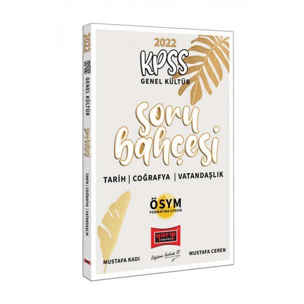 Yargı Yayınları 2022 KPSS Genel Kültür Tarih Coğrafya Vatandaşlık Soru Bahçesi