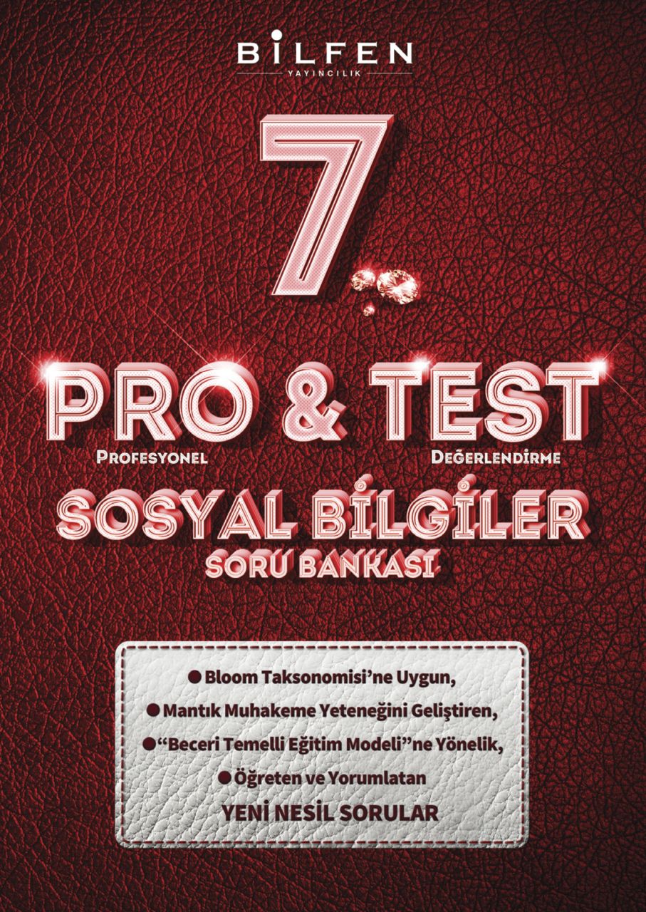 Bilfen Yayınları 7. Sınıf Sosyal Bilgiler ProTest Soru Bankası