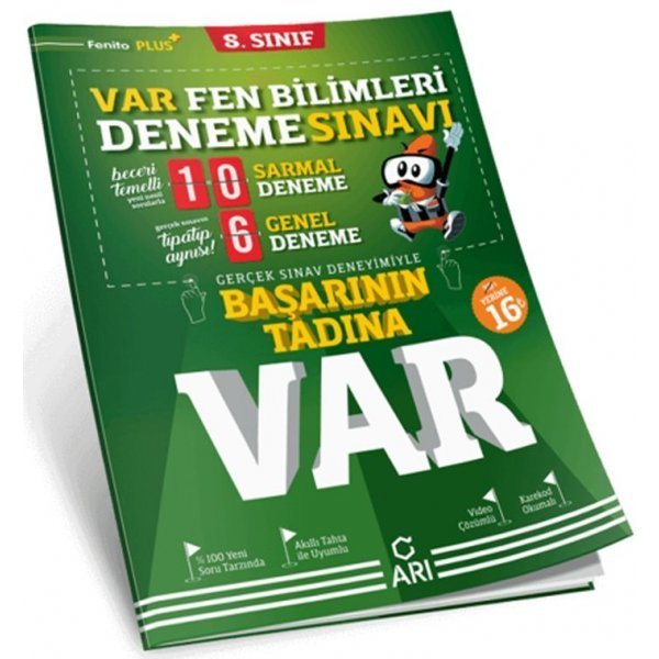 Arı Yayıncılık 8. Sınıf Fen Bilimleri VAR Deneme Sınavı
