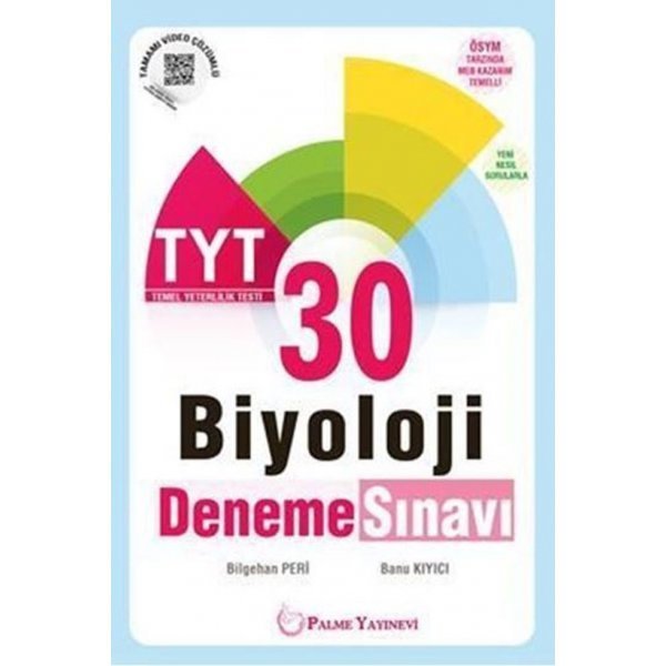 Palme Yayınları TYT Biyoloji 30 Deneme Sınavı