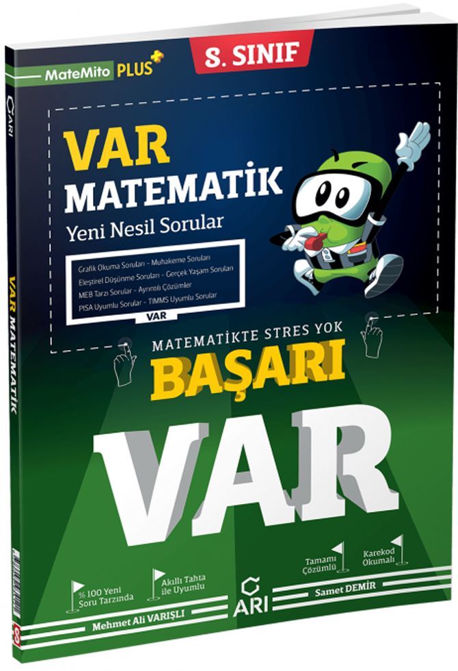 Arı Yayıncılık 8. Sınıf Matematik VAR Soru Bankası