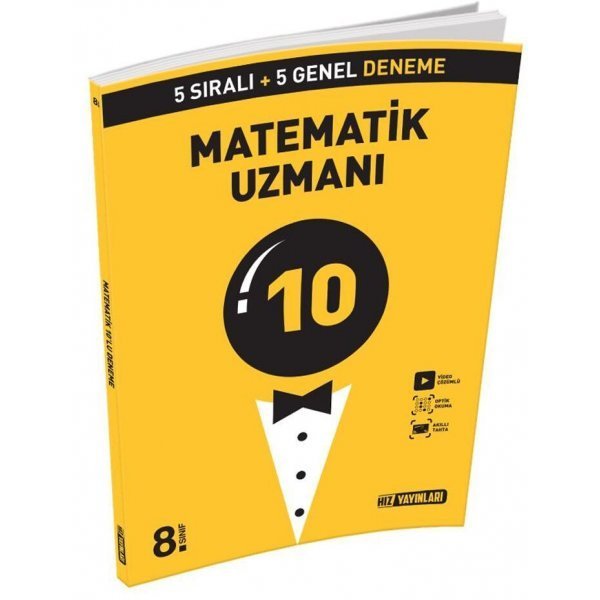 Hız Yayınları 8. Sınıf LGS Matematik Uzmanı 10 Deneme