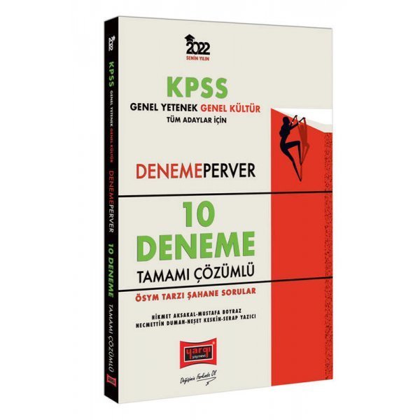 Yargı Yayınları 2022 KPSS GY GK DenemePerver Tüm Adaylar İçin Tamamı Çözümlü 10 Deneme