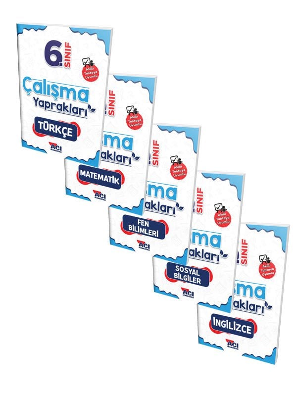 Açı Yayınları 6.Sınıf Tüm Dersler Yaprak Test Seti