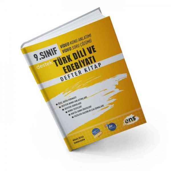 ENS Yayıncılık 9. Sınıf Edebiyat Defter Kitap
