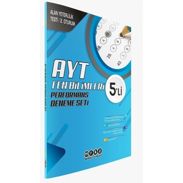 Merkez Yayınları AYT Fen Bilimleri 5 li Performans Deneme Seti