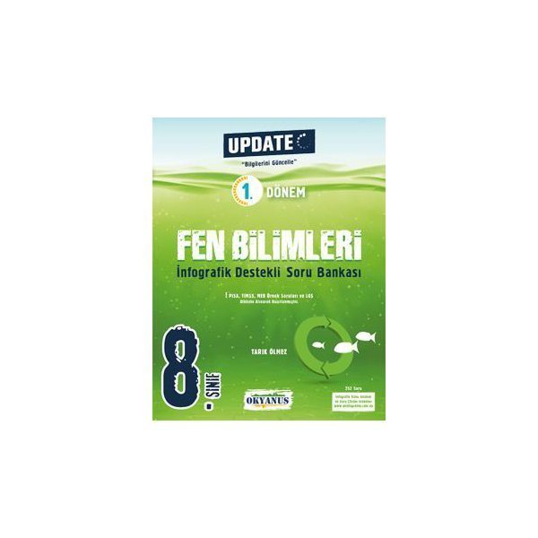 Okyanus Yayınları 8. Sınıf Update Fen Bilimleri İnfografik Soru Bankası