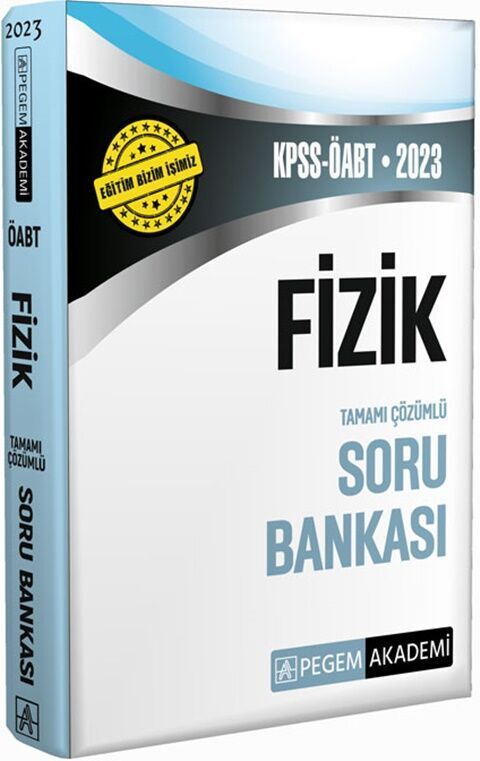 Pegem Yayınları 2023 KPSS ÖABT Fizik Soru Bankası