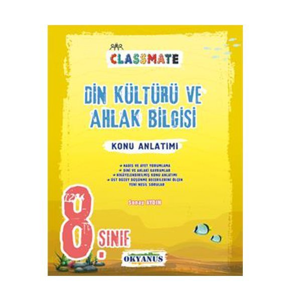 Okyanus Yayınları 8. Sınıf Classmate Din Kültürü Ve Ahlak Bilgisi Konu Anlatımı