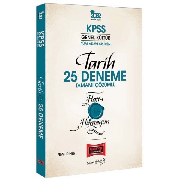 Yargı Yayınları 2022 KPSS Genel Kültür Hatt-ı Hümayun Tarih Tamamı Çözümlü 25 Deneme