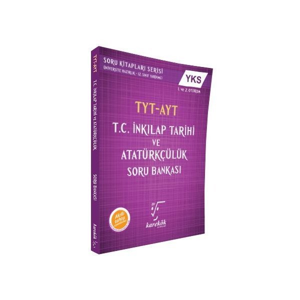 Karekök Yayınları AYT T.C. İnkılap Tarihi ve Atatürkçülük Soru Bankası