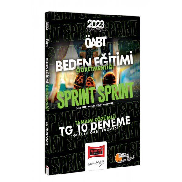 Yargı Yayınları 2023 KPSS ÖABT Sprint Beden Eğitimi Öğretmenliği Tamamı Çözümlü TG 10 Deneme Sınavı