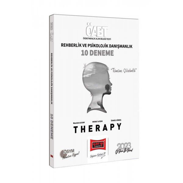 Yargı Yayınları 2023 KPSS ÖABT Therapy Rehberlik ve Psikolojik Danışmanlık Tamamı Çözümlü 10 Deneme