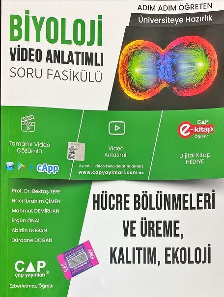 Çap Yayınları Biyoloji Hücre Bölünmeleri ve Üreme Kalıtım Ekoloji