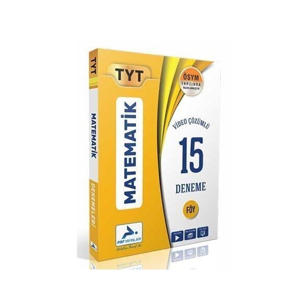 PRF Yayınları TYT Matematik 15 Deneme