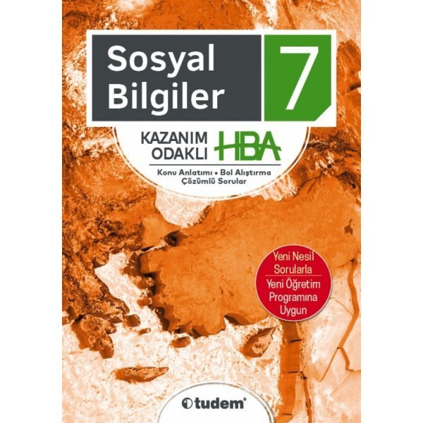 Tudem Yayınları 7.Sınıf Sosyal Bilgiler Kazanım Odaklı HBA