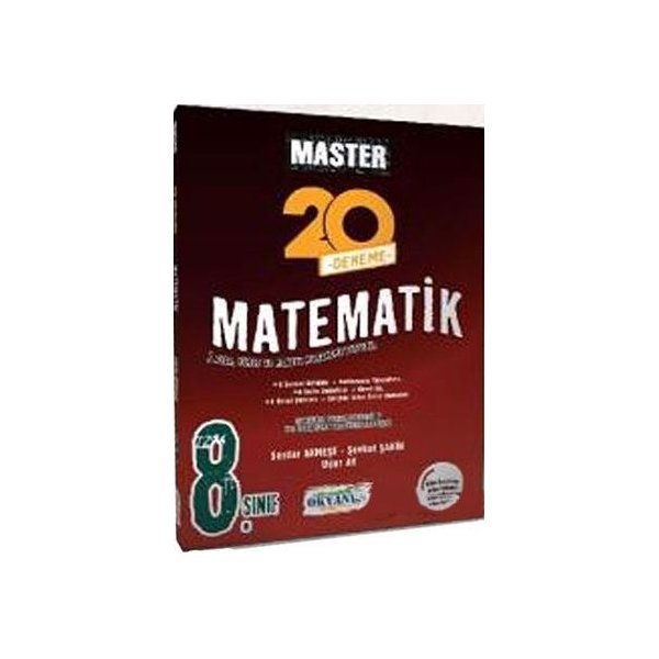 Okyanus Yayınları 8. Sınıf Master 20 Matematik Denemesi