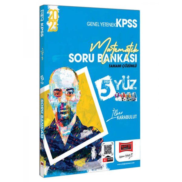 Yargı Yayınları 2023 KPSS 5Yüz Matematik Tamamı Çözümlü Soru Bankası