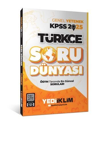 Yediiklim Yayınları KPSS 2025 Genel Yetenek Türkçe Soru Dünyası