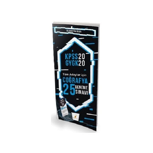 Pelikan Yayınları 2020 KPSS Coğrafya 25 Deneme Dijital Çözümlü - Selahattin Güler