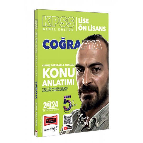 Yargı Yayınları 2024 KPSS Lise Ön Lisans 5Yüz Ekibi Coğrafya Çıkmış Sorularla Desteklenmiş Analizli Konu Anlatımı