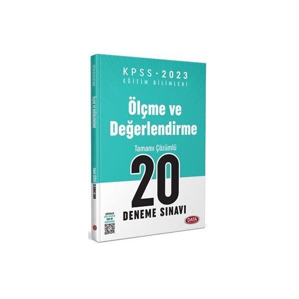 Data Yayınları KPSS Eğitim Bilimleri Ölçme ve Değerlendirme 20 Deneme