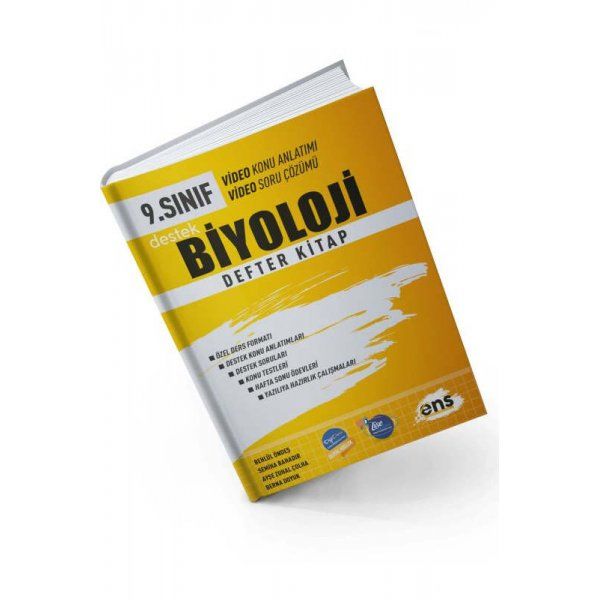 ENS Yayınları 9.Sınıf Biyoloji Defter Kitap