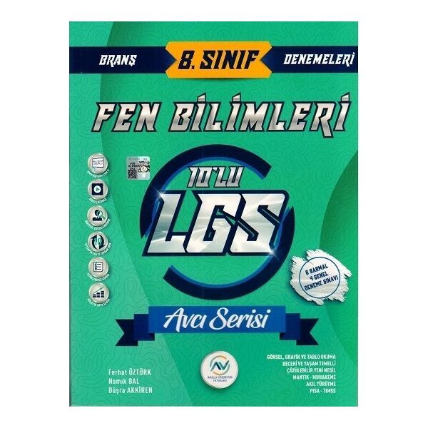 Av Yayınları 8. Sınıf LGS Fen Bilimleri 10 lu Deneme